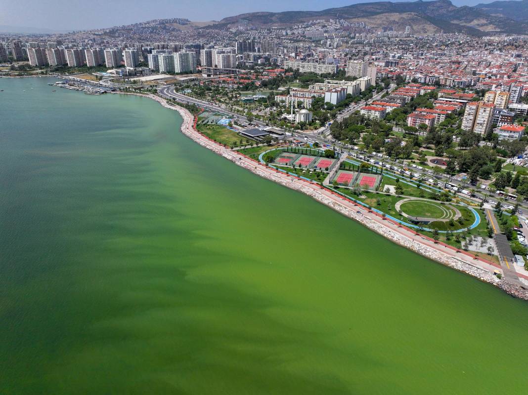 İzmir’de denizin rengi değişti! Görüntü ne ifade ediyor? 16